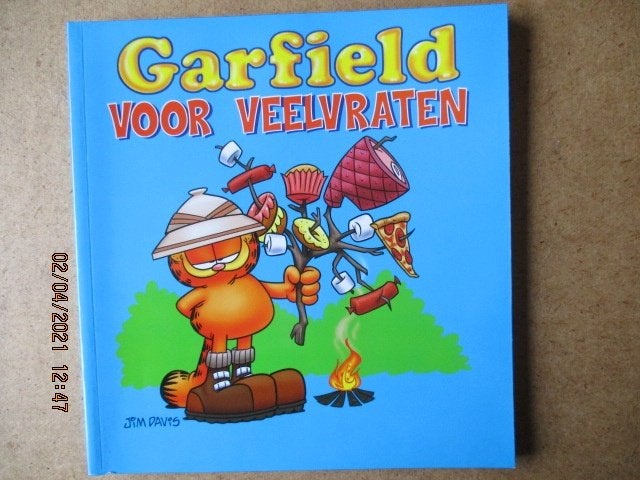 adv0675 garfield voor veelvraten, Eén stripboek, Ophalen, Gelezen