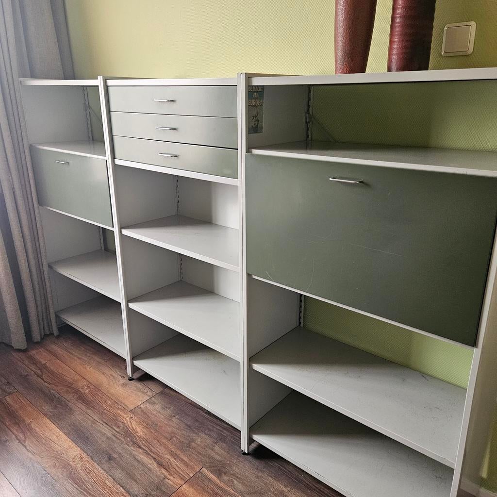 Gispen Cordemeyer 5600 wandkast vintage retro, Huis en Inrichting, Ophalen, Gebruikt, 50 tot 100 cm, Minder dan 100 cm