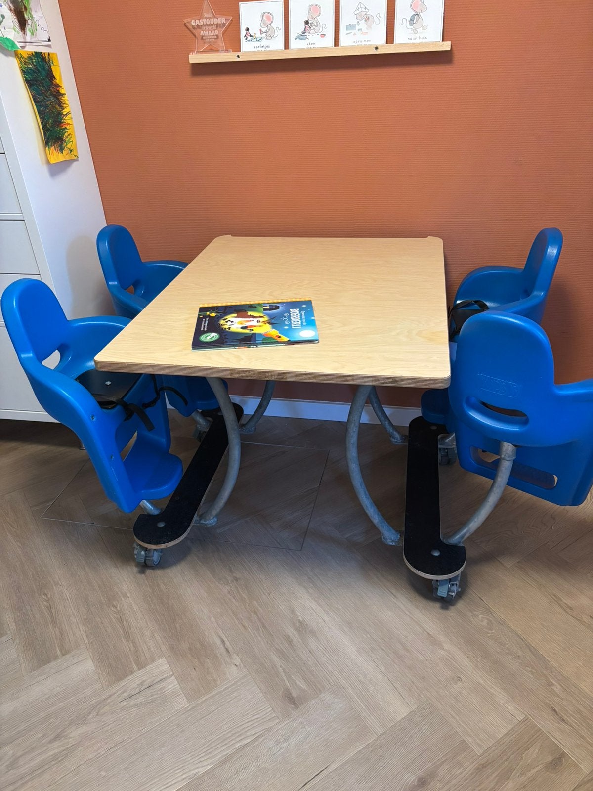 Kinderopvang/gastouderopvang tafel, Ophalen, Meegroeistoel