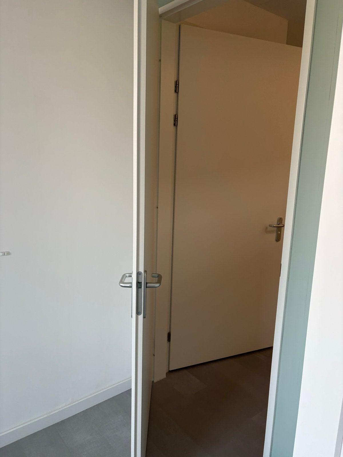 Binnendeur wit, inclusief beslag, Ophalen, Gebruikt, 80 tot 100 cm, Binnendeur