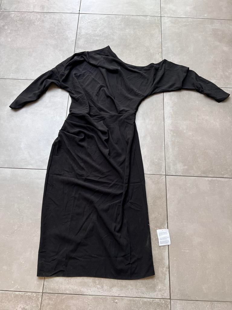 ASOS NIEUW MET KAARTJE CURVE ASYMMETRISCHE ZWART MAAT 46 XL, Zwart, Maat 46/48 (XL) of groter, Nieuw, Ophalen of Verzenden