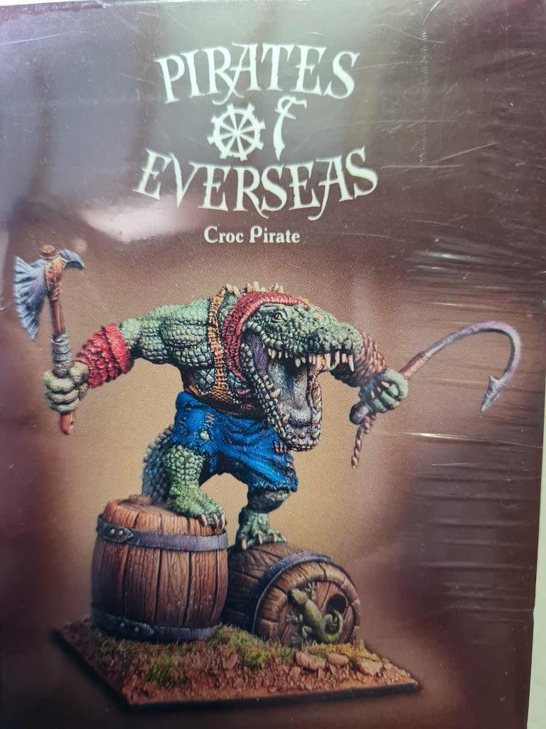 scalebro resin figuur 54mm "croc pirate", Ophalen of Verzenden, Nieuw, Groter dan 1:35, Figuur of Figuren