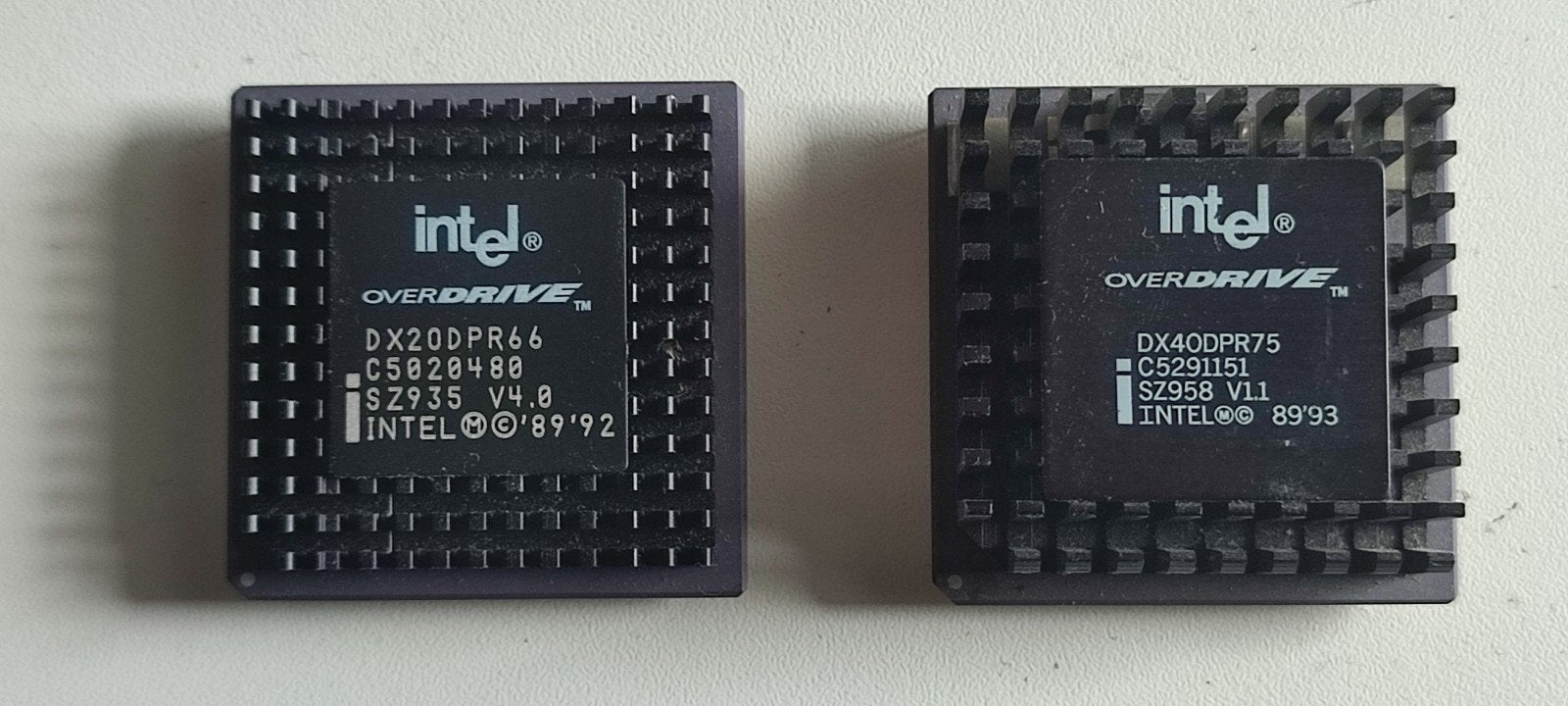 Intel 486 overdrive DX2 DX4, Ophalen of Verzenden, Zo goed als nieuw, Intel