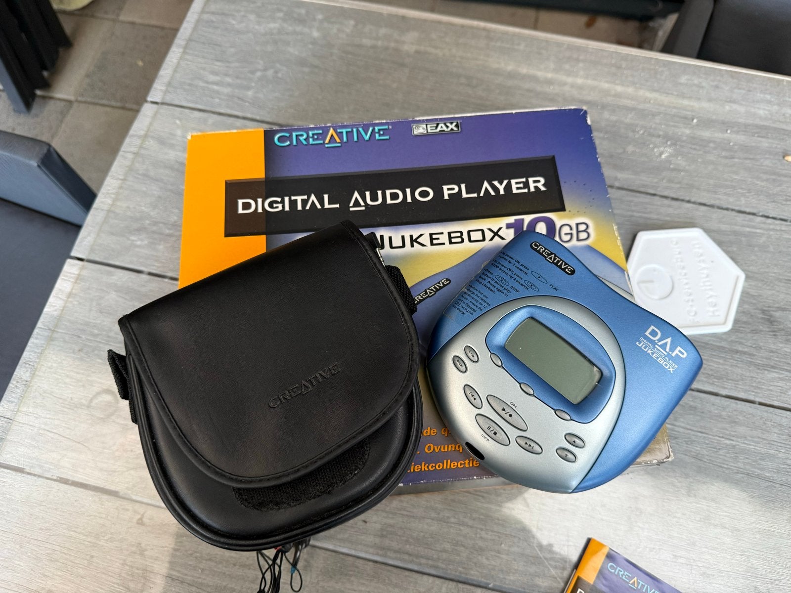 Creative Digital Audio Player Jukebox 10GB met hoesje, Ophalen, Gebruikt, Overige types, 10 tot 20 GB