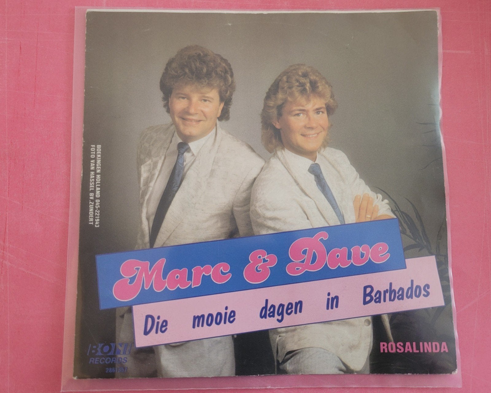Marc & Dave - De mooie dagen in Barbados, Ophalen, Zo goed als nieuw, Overige formaten, Levenslied of Smartlap