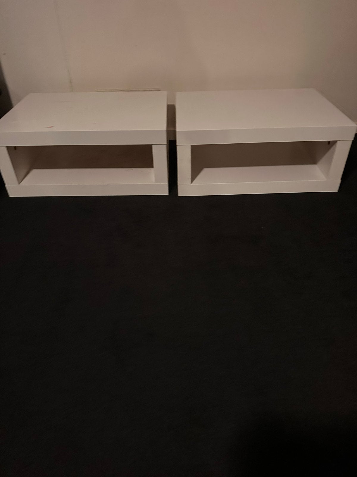 2x IKEA Nachtkastjes Wit, Ophalen, Gebruikt, Minder dan 45 cm, Minder dan 55 cm