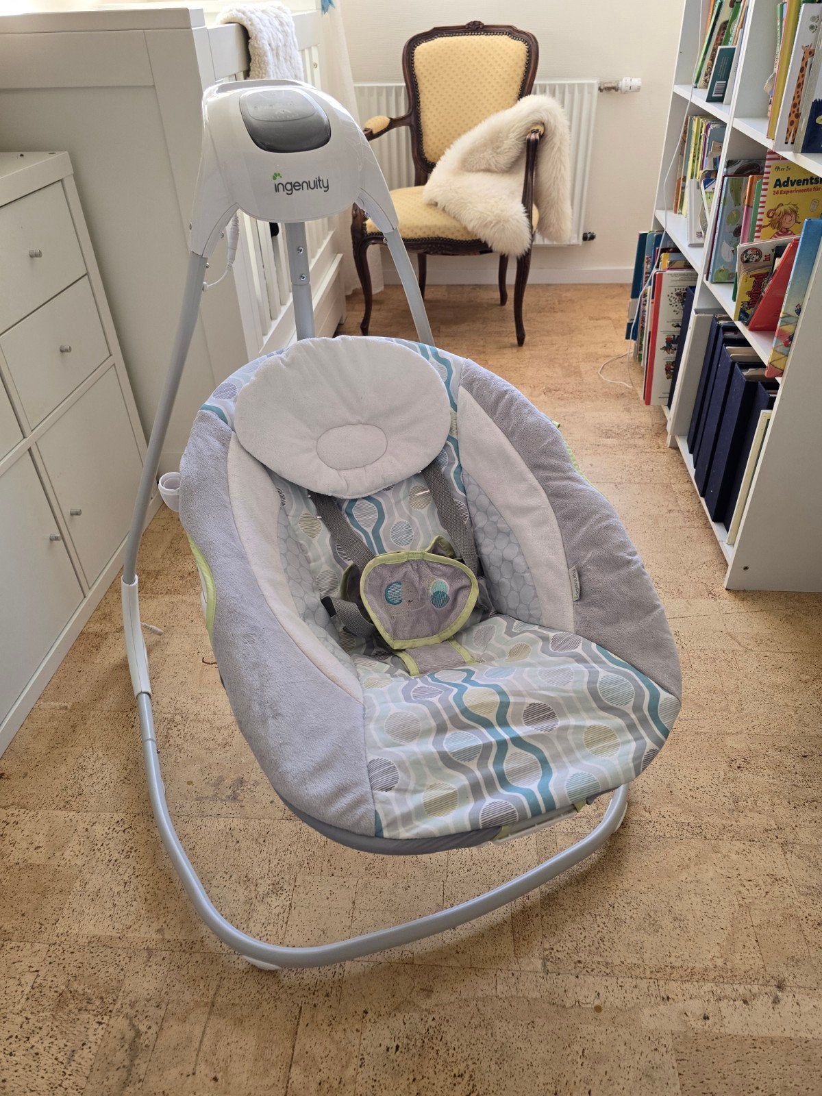 Ingenuity SimpleComfort Cradling Schommelstoel Baby, Ophalen of Verzenden, Gebruikt