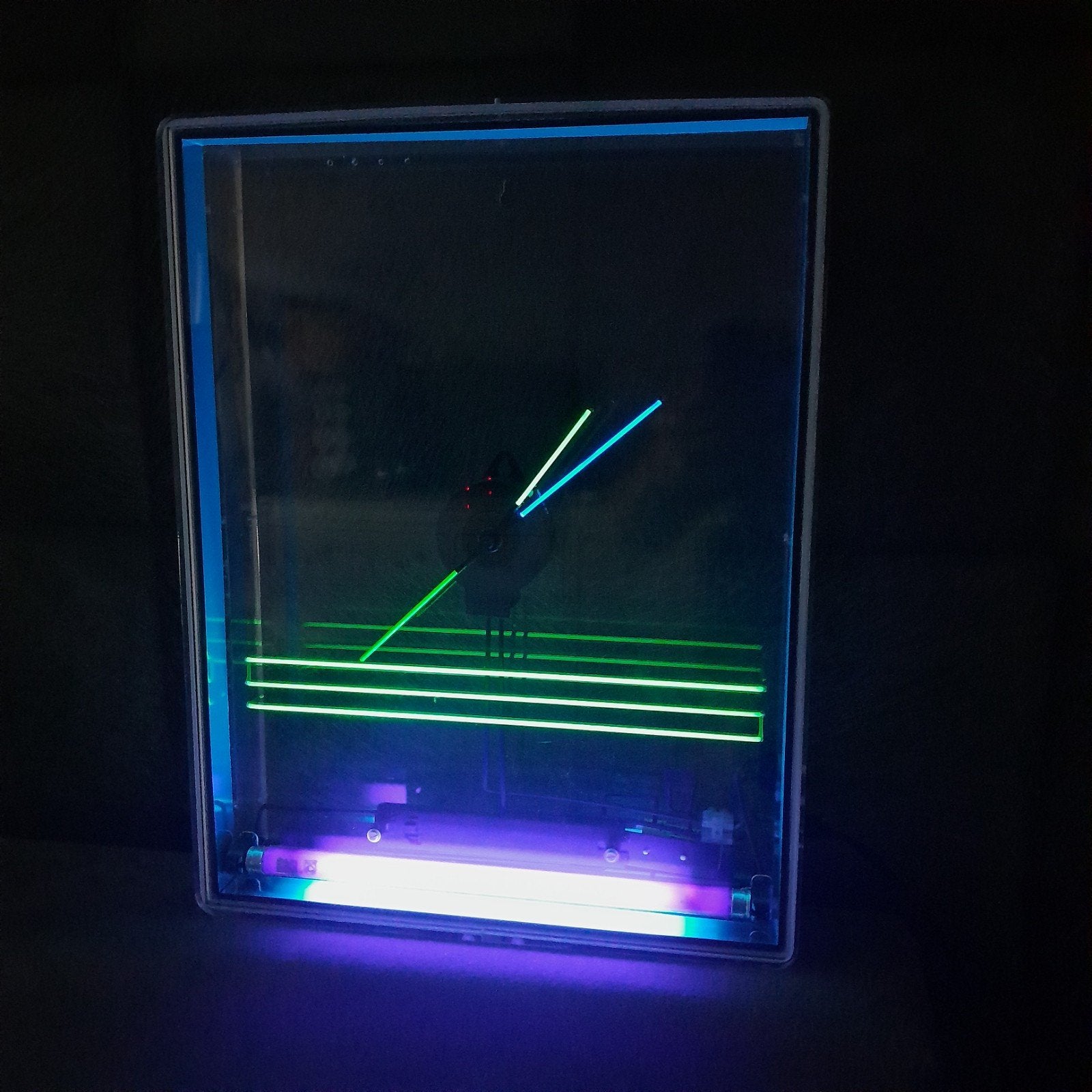 Neon klok gemini  art., Ophalen of Verzenden, Huis en Inrichting