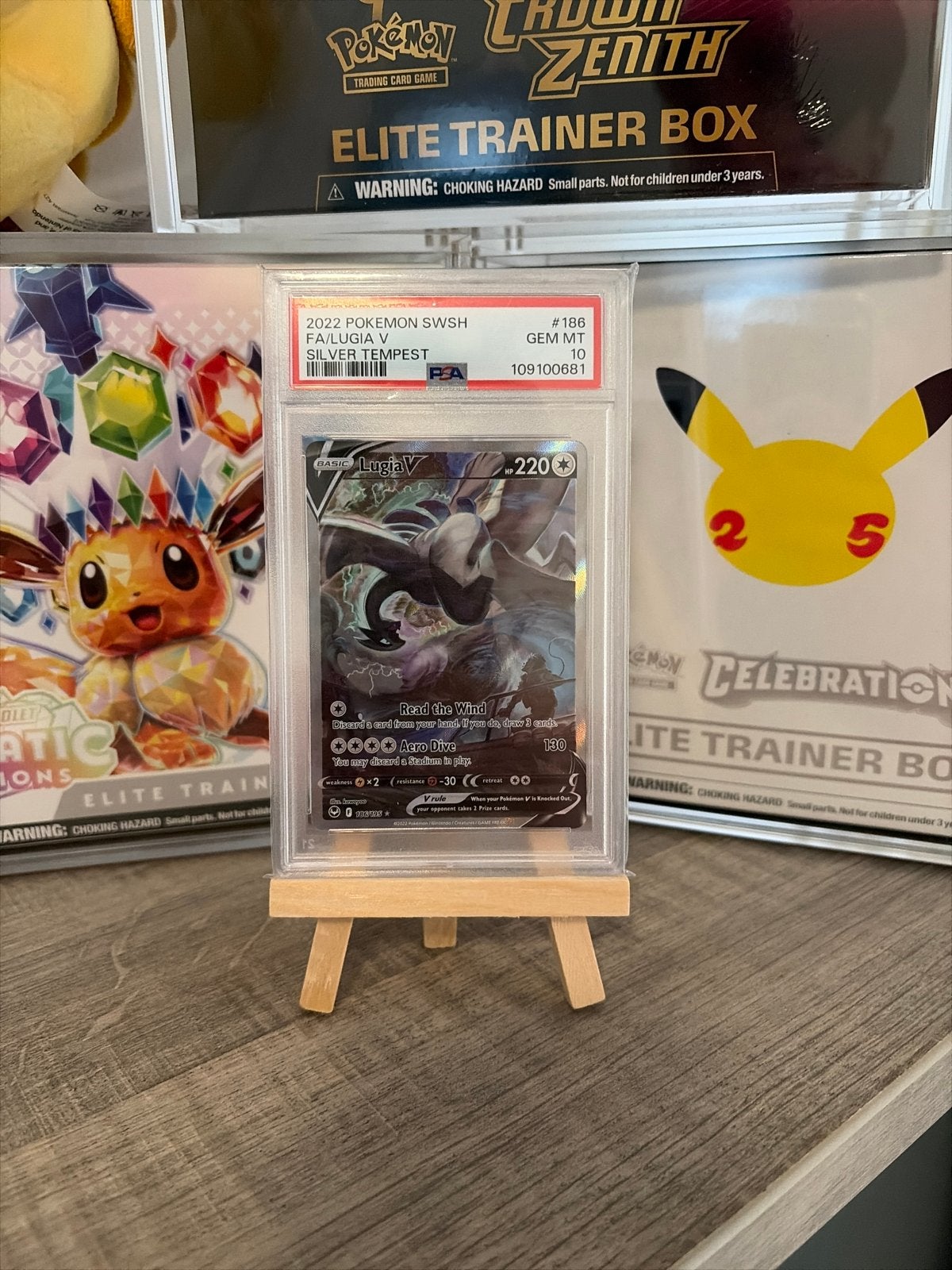 Lugia V 186 PSA 10 Pokémon Kaart Silver Tempest, Ophalen of Verzenden, Nieuw, Losse kaart