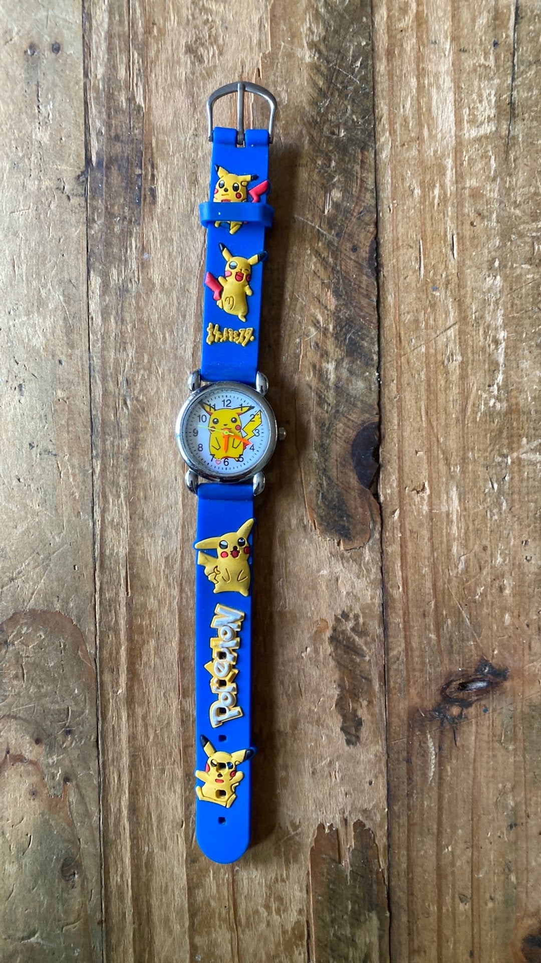 Pokemon Pikachu horloge, Ophalen of Verzenden, Zo goed als nieuw, Jongen of Meisje