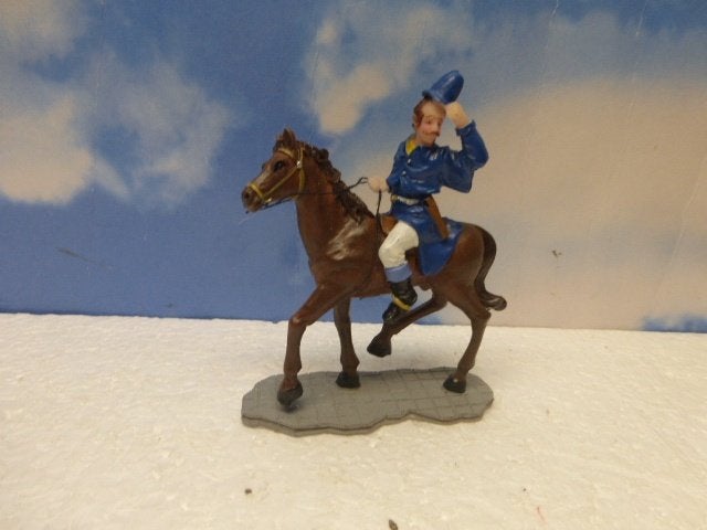 lemax mounted policeman kerstdorp politie paard accessoire, Ophalen of Verzenden, Zo goed als nieuw
