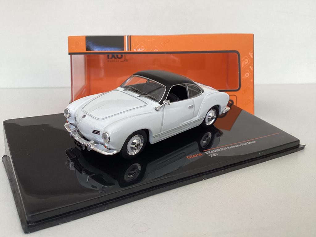 VW Karmann Ghia Coupe type 14 (1958) 1:43 Ixo Nieuw in ovp, Ophalen of Verzenden, Nieuw, Auto, Overige merken