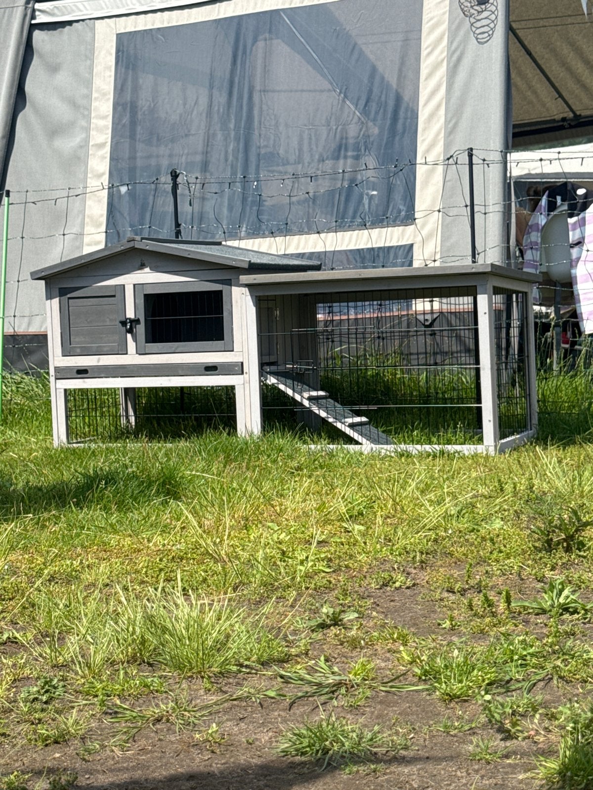Nieuw konijnenhok alleen in elkaar gezet, Ophalen, Nieuw, Verzorging