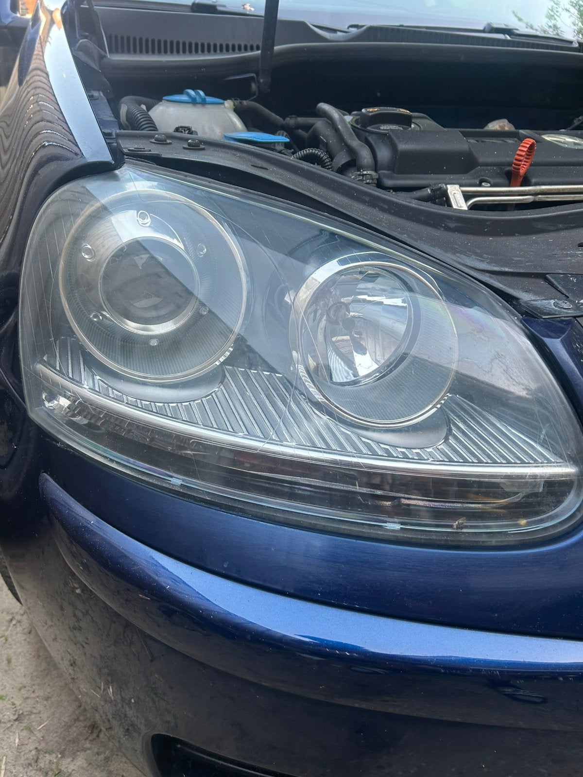 Golf 5 gti koplampen, Ophalen