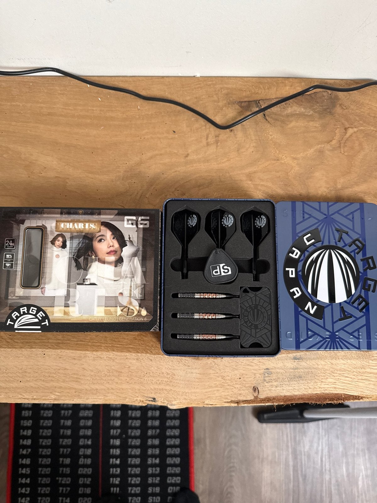 Target Darts Cathy Leung Generation 6 Darts 24g, Ophalen of Verzenden, Zo goed als nieuw, Pijlen
