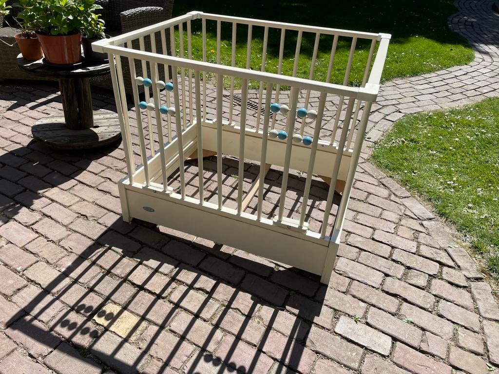Box  Hout  looprek kinderbox inklapbaar incl bodem, Ophalen, Gebruikt