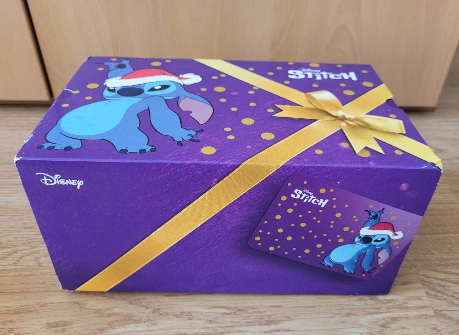 Disney, Stitch bewaarblik kersthangers AH, Verzamelen, Disney, Ophalen of Verzenden, Nieuw