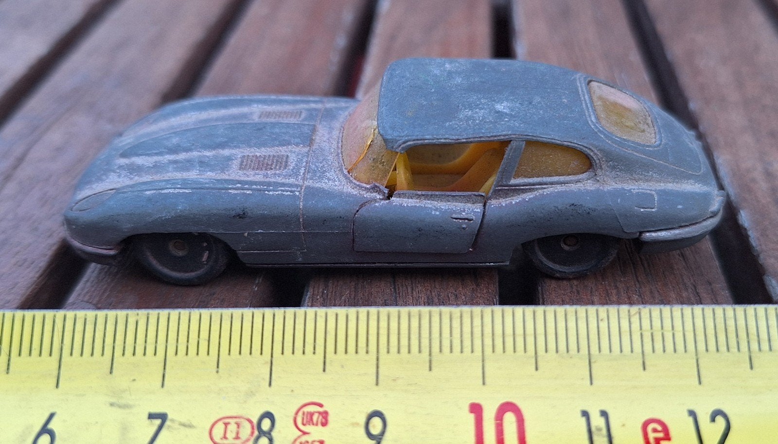 Vintage speelgoedautootje Siku V294 Jaguar E 2+2 schaal 1:60, Hobby en Vrije tijd, Modelauto's | 1:50, Ophalen of Verzenden, Gebruikt