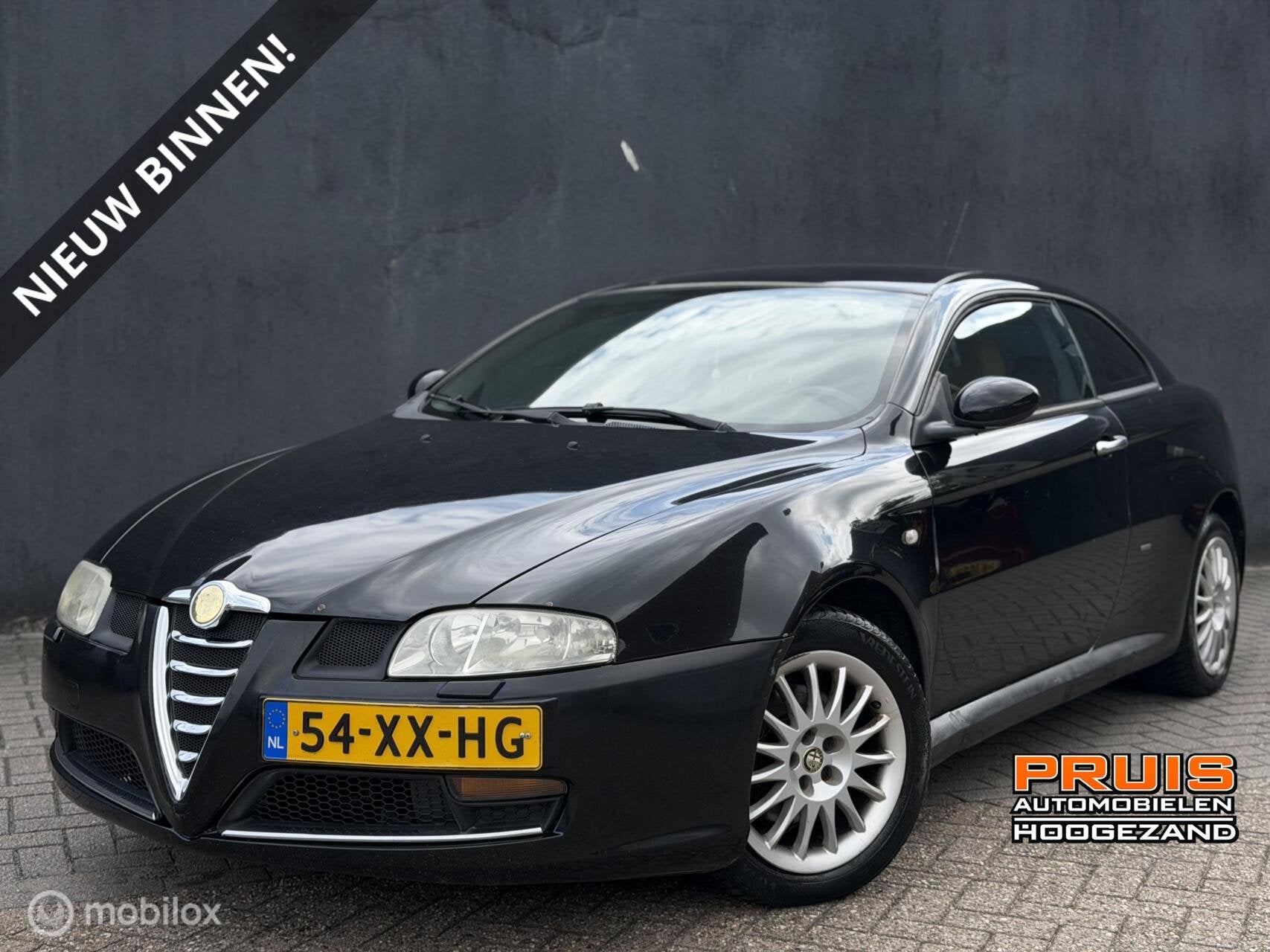 Alfa Romeo GT 1.8 T.Spark -AIRCO-LEDER- Apk (07-2027) *INRUI, Voorwielaandrijving, 4 cilinders, 400 kg, Zwart