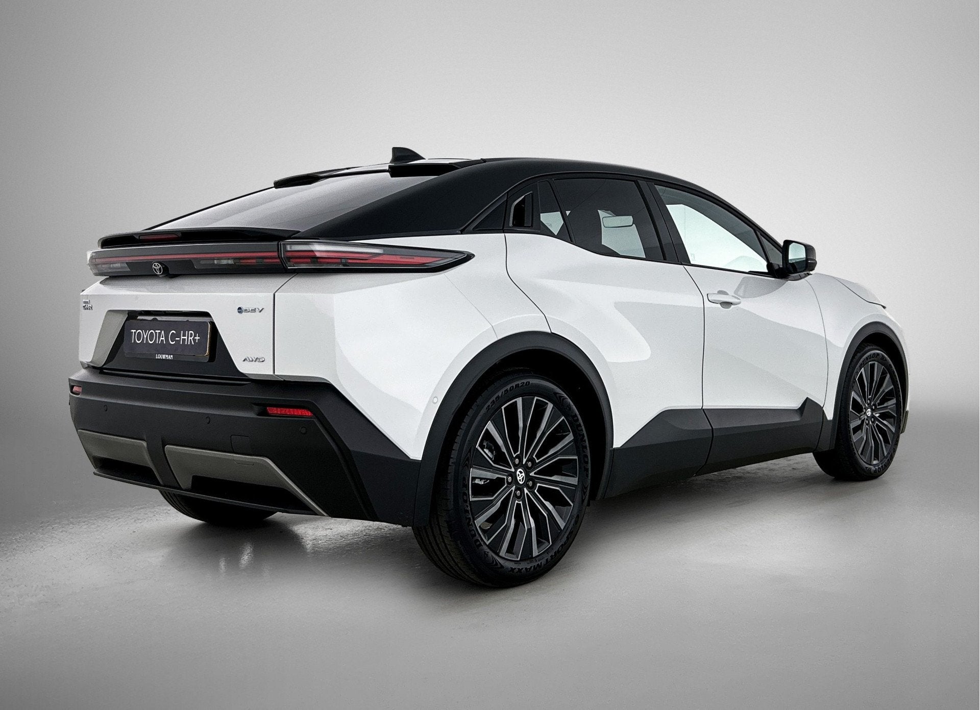 Toyota C-HR+ Executive AWD 77 kWh EV-Deal | Stoel en stuurwi, Auto's, Automaat, Stof, Gebruikt, 24 min