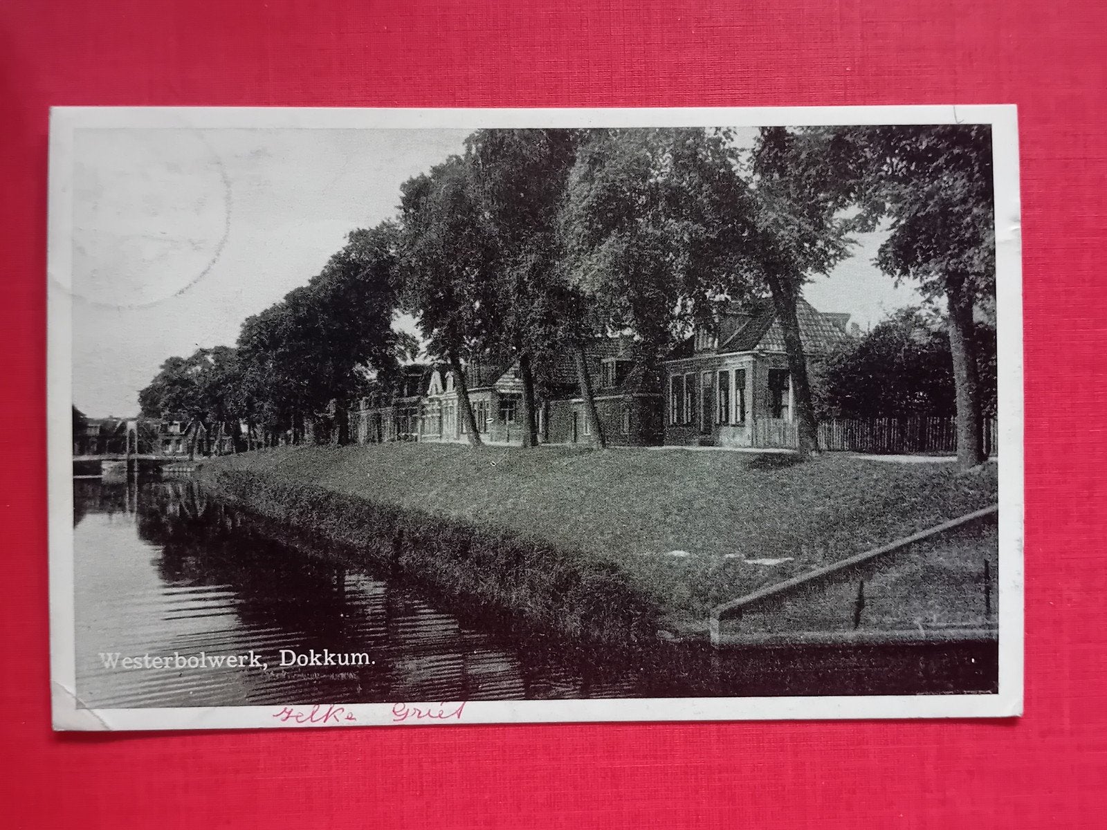 Ansichtkaart Dokkum, Ophalen of Verzenden