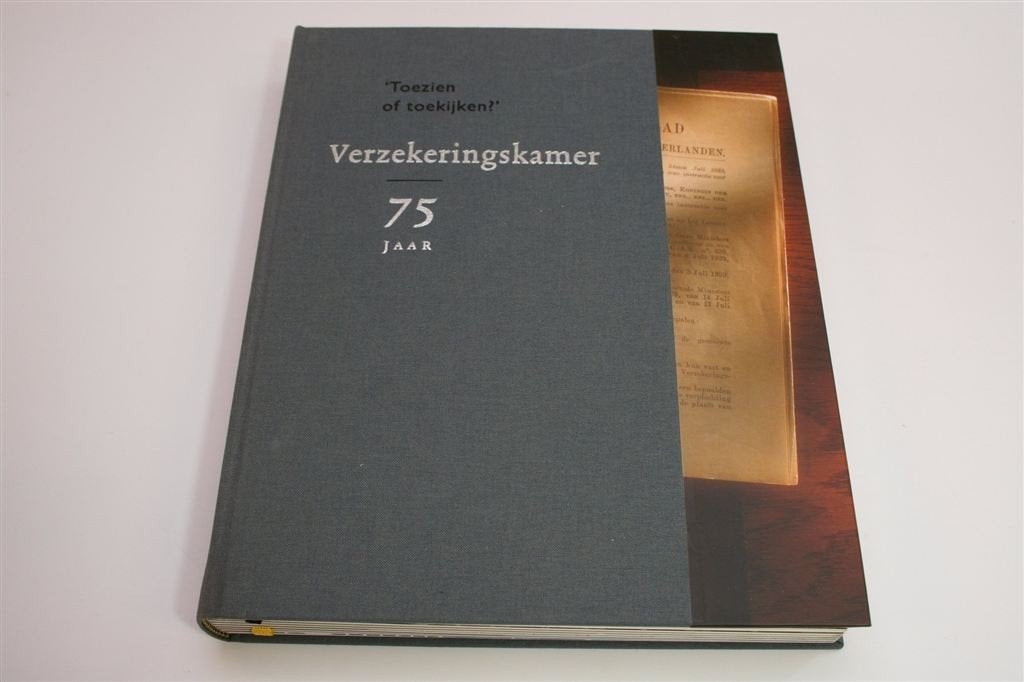 75 Jaar Verzekeringskamer [1923-1998] — Toezicht en Historie, Ophalen of Verzenden, Zo goed als nieuw, Overige gebieden