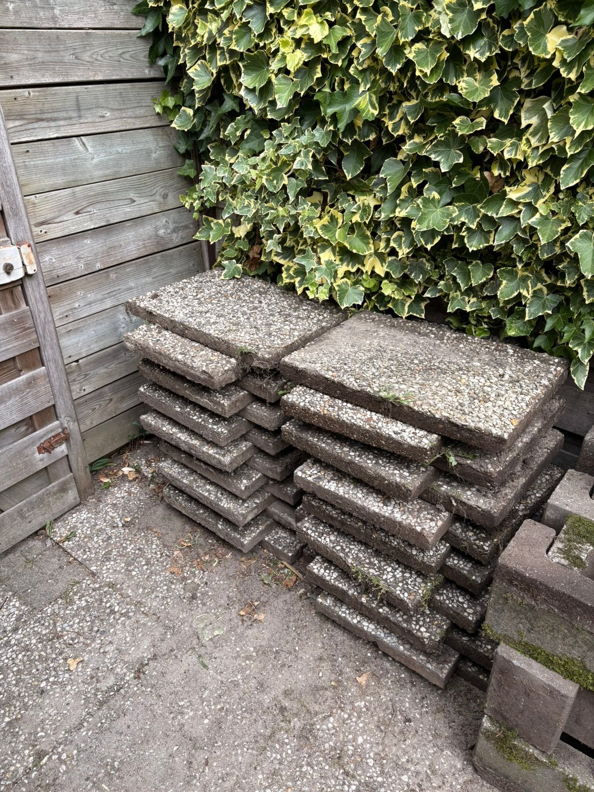 50 grindtegels 60x40 cm - direct op te halen!, Ophalen, Gebruikt, 10 m² of meer, Grind