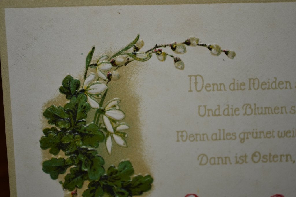 DUITSLAND RELIEF PASEN 1916 TAK SNEEUWKLOKJES, Ophalen of Verzenden, Voor 1920, Gelopen, Sterren en Beroemdheden