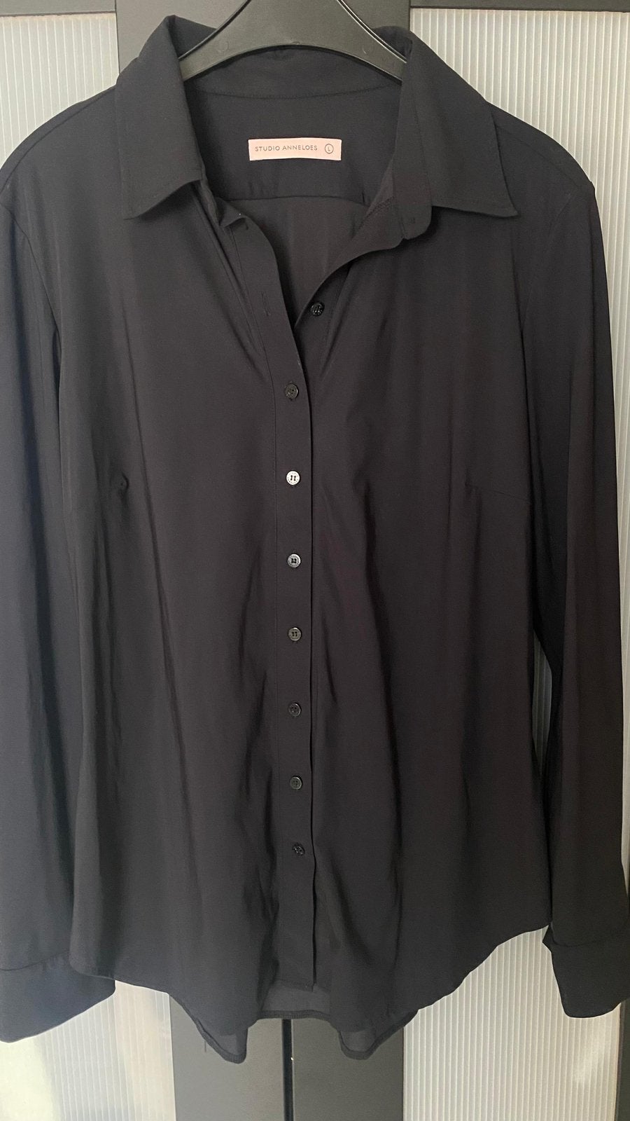 Studio Anneloes Poppy blouse zwart L, Ophalen, Zo goed als nieuw, Maat 42/44 (L), Zwart