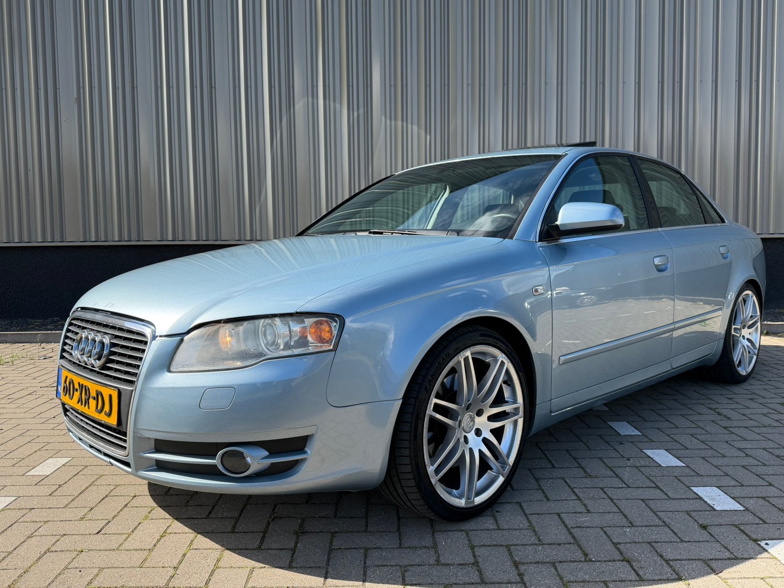 Audi A4 3.2 FSI V6 188KW Quattro AUT 2007 Blauw Nieuwe APK, Automaat, 1800 kg, Zwart, Blauw