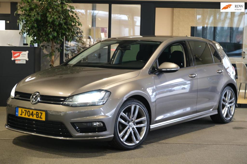 Volkswagen Golf 7 1.4 TSI 125PK R-Line Xenon Led Navi Cruise, Voorwielaandrijving, Gebruikt, 4 cilinders, 620 kg
