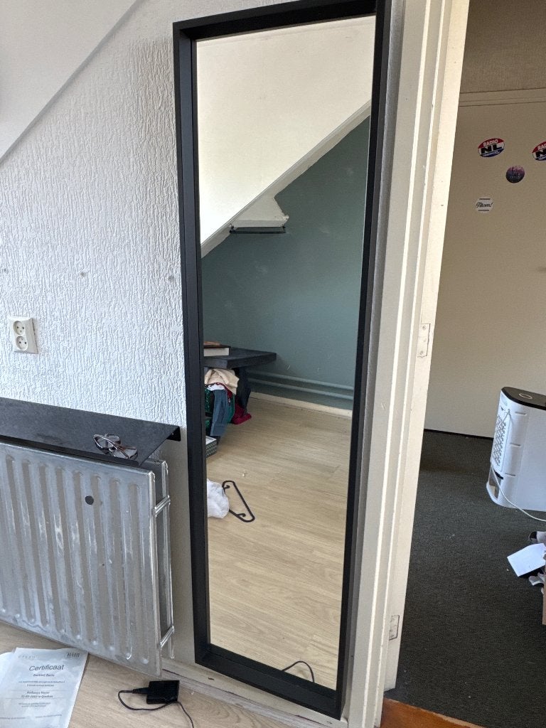 Spiegel, Huis en Inrichting, Ophalen of Verzenden, Zo goed als nieuw, Eenpersoons