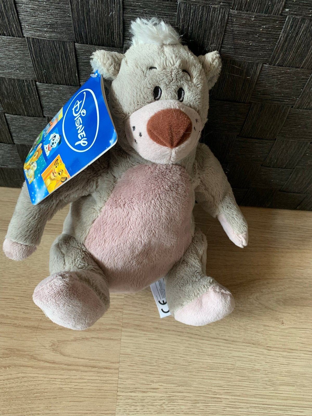 Baloe knuffel met kaartje- Disney's Jungle Book, Disney, Beer, Grijs, Ophalen of Verzenden