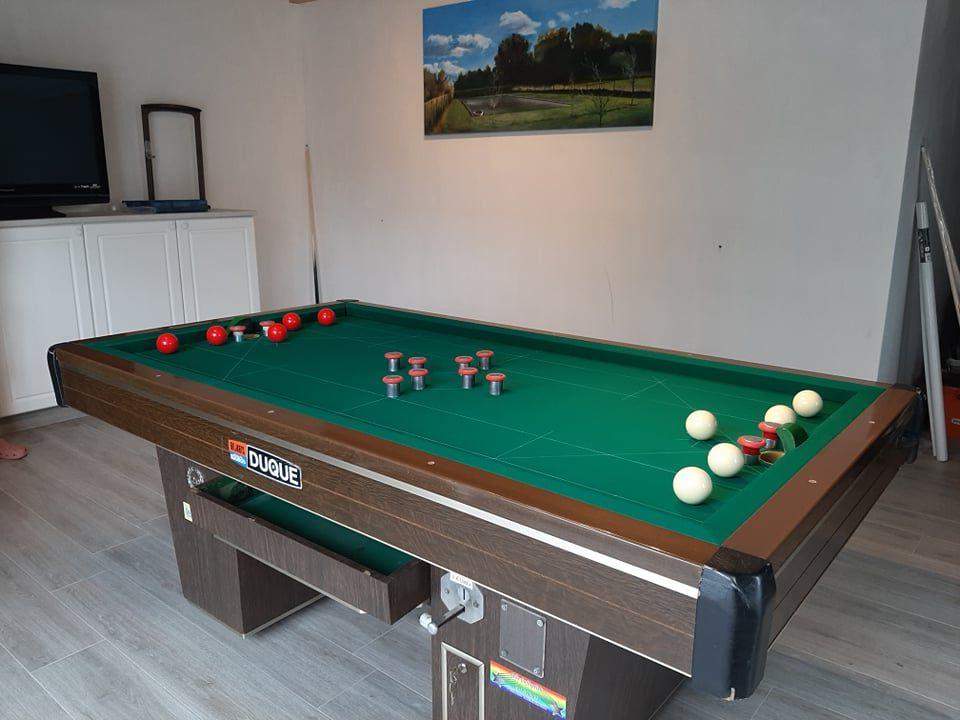 Meerdere Duque tapbiljarts., Ophalen, Zo goed als nieuw, Biljarttafel