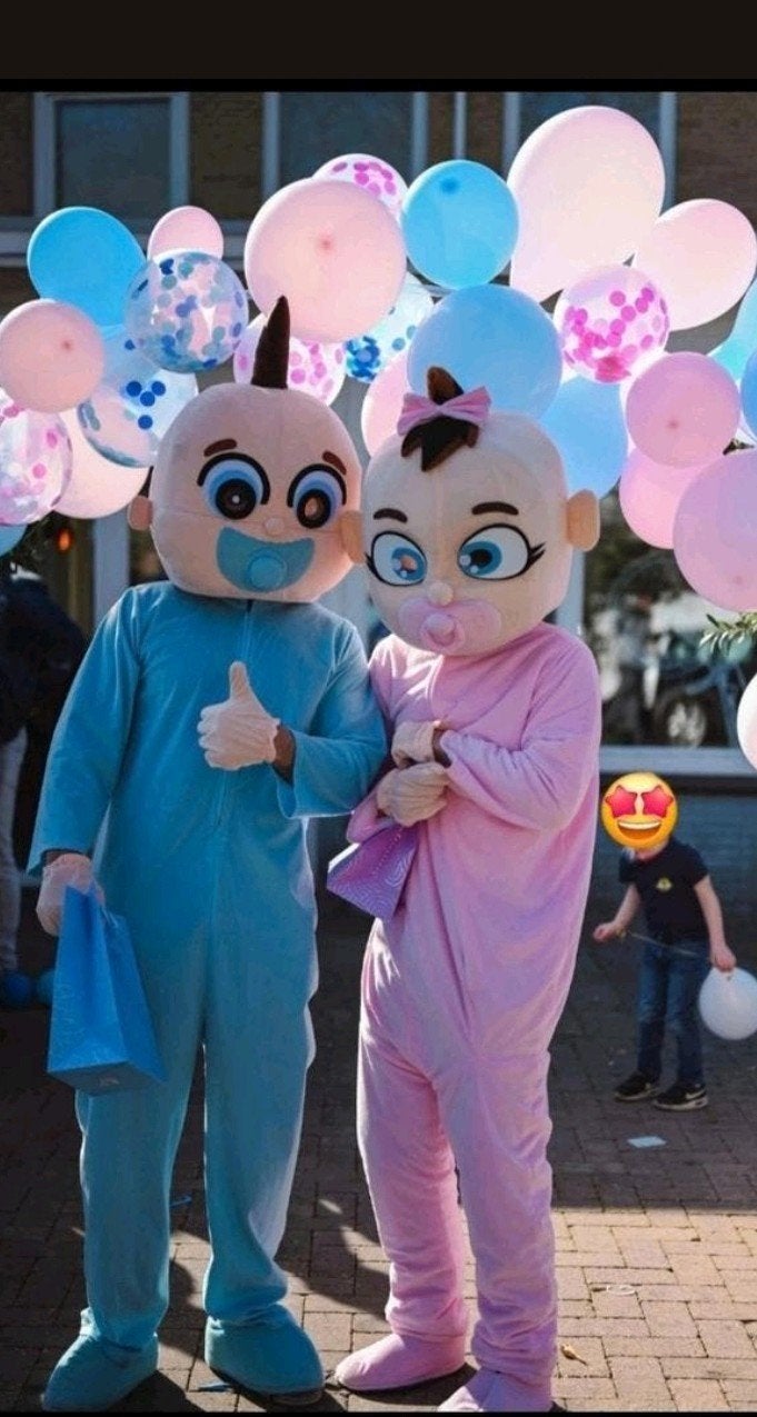 Gender Reveal Pakken te Huur - Baby Jongen en Meisje, Ophalen of Verzenden, Versiering, Geboorte of Huwelijk