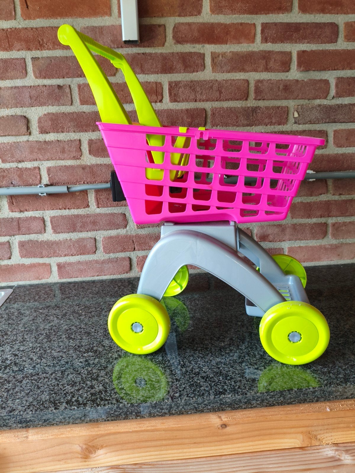 Leuke roze speelgoedwinkelwagen voor kinderen, Ophalen of Verzenden, Gebruikt, Jongen of Meisje