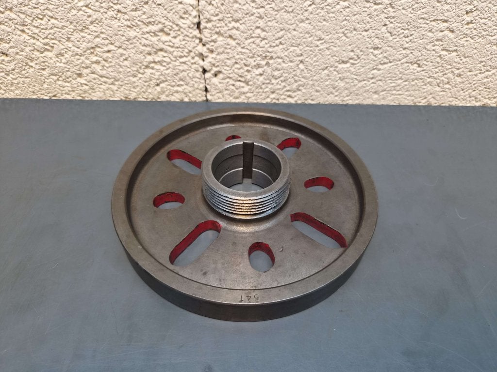 200mm Opspan flens met conische opname M68 x 3.0, Doe-het-zelf en Verbouw, Niet ingevuld, Gebruikt, Niet ingevuld, Ophalen of Verzenden