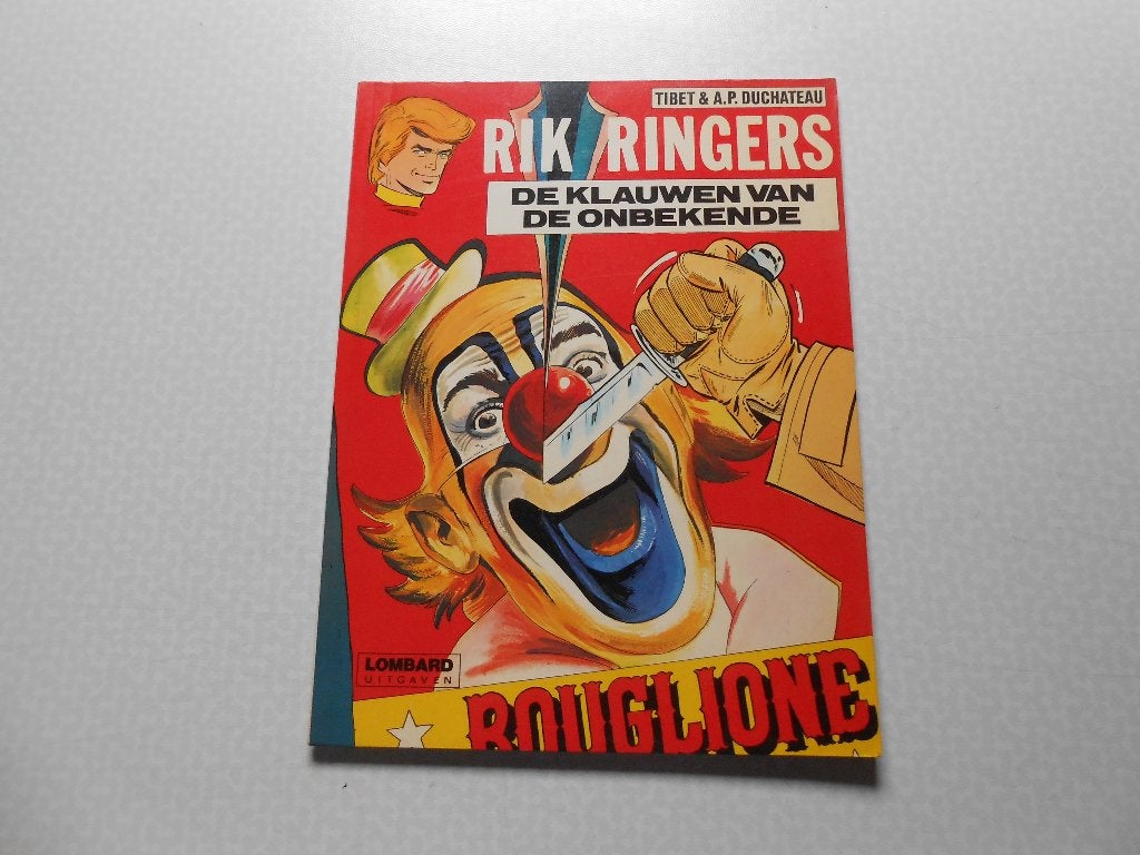 Rik Ringers 25 De klauwen van de onbekende 1977 1 ste druk., Tibet & A.P. Duchateau, Eén stripboek, Nieuw, Ophalen of Verzenden