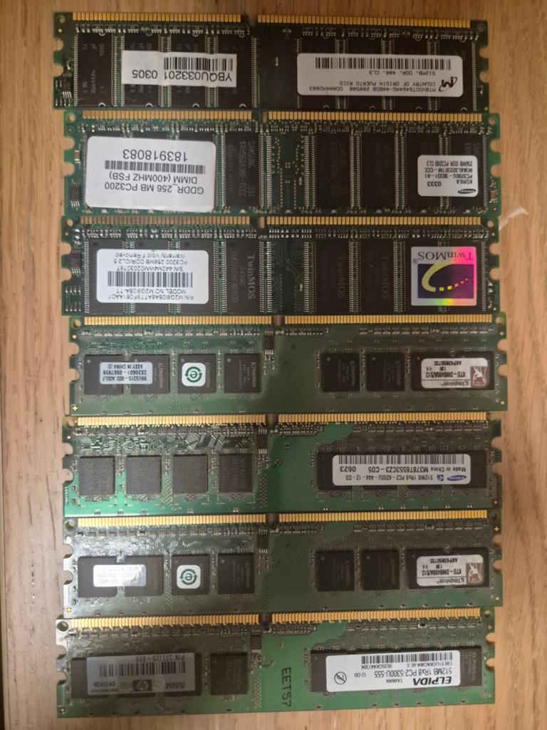 Ddr2 ram 512mb/256mb, Ophalen of Verzenden, DDR, Desktop