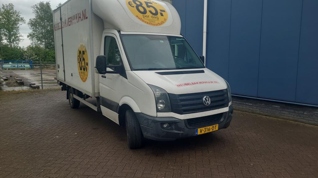 Vw crafter bakwagen laadklep 2017 meubelbak euro 6, 129 pk, Diesel, 2720 kg, Particulier