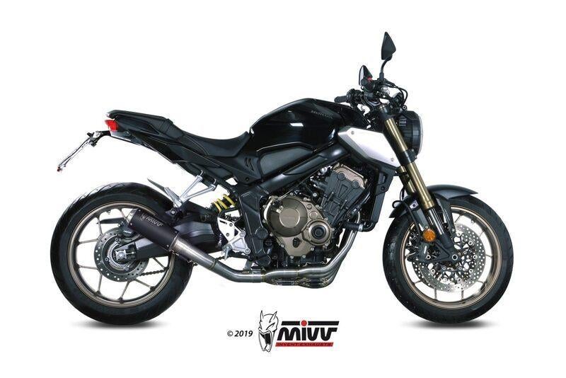 MIVV MK3 Full Uitlaat Systeem - Zwart Honda CB 650 R / CBR, Ophalen of Verzenden, Nieuw