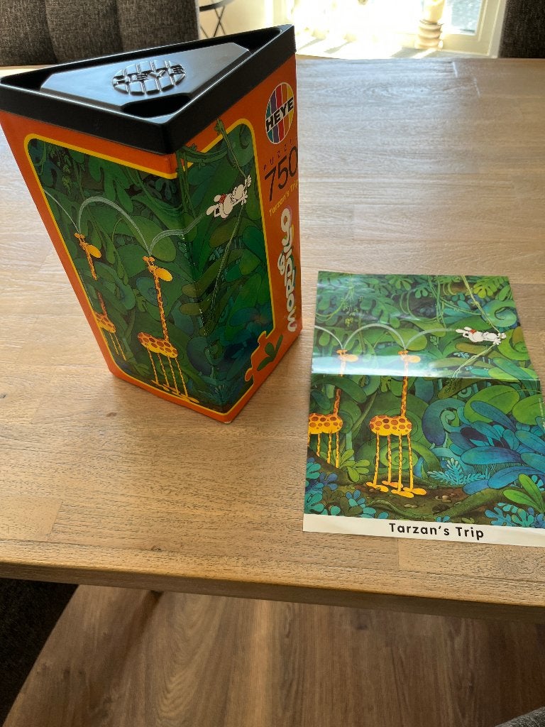Heye puzzel Tarzan's Trip, Ophalen of Verzenden, 500 t/m 1500 stukjes, Gebruikt