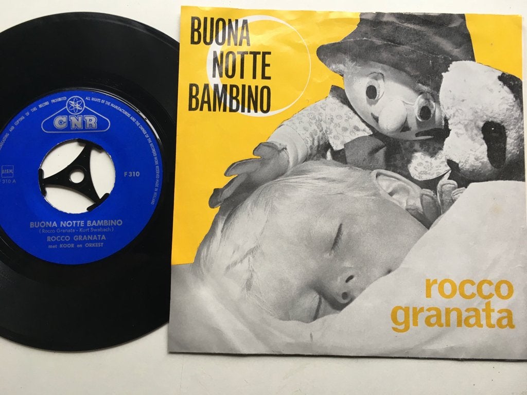 S100C R Granata Buona note bambino HOL63 €2, Gebruikt, 7 inch, Ophalen of Verzenden, Fotohoes
