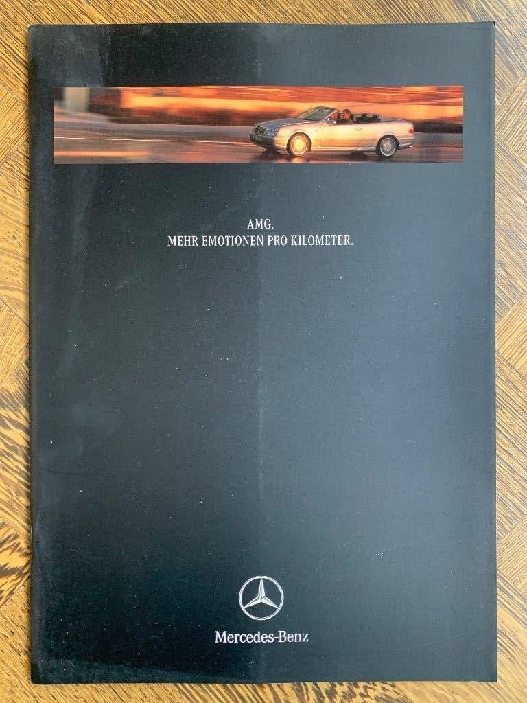 Folder, brochure Mercedes-Benz AMG 1998 Duitstalig, Nieuw, Mercedes-Benz, Mercedes, Ophalen of Verzenden