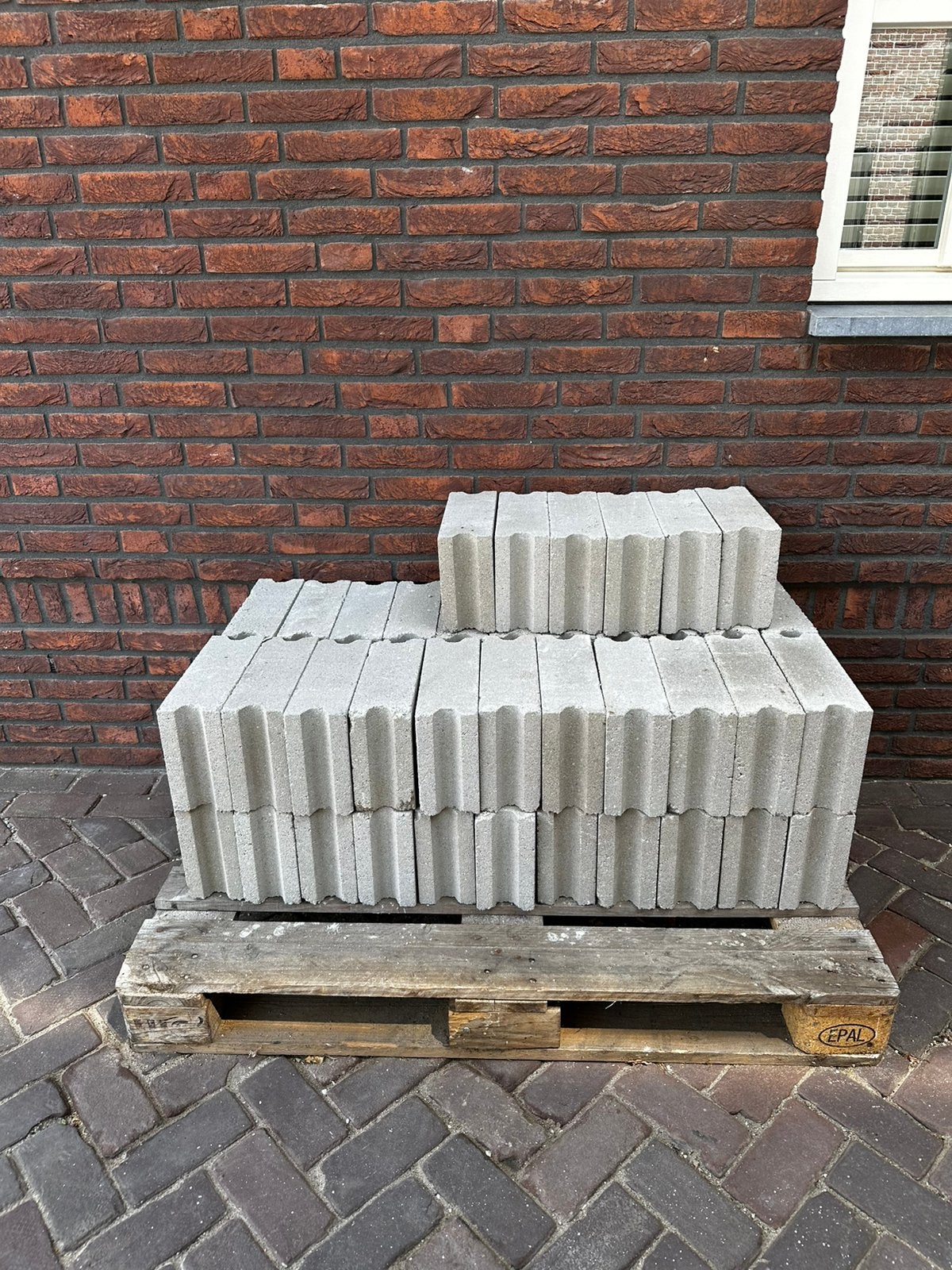 Bia grindbetonblok 290x100x190mm, Ophalen, Zo goed als nieuw, Bakstenen