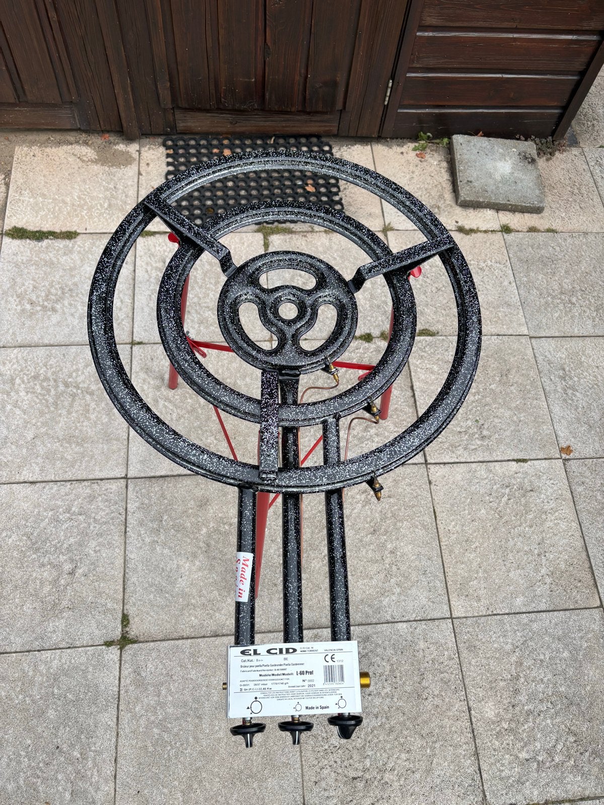 *NIEUW* El Cid Paella Gasbrander / BBQ met Pan en Deksel, Ophalen of Verzenden, Nieuw