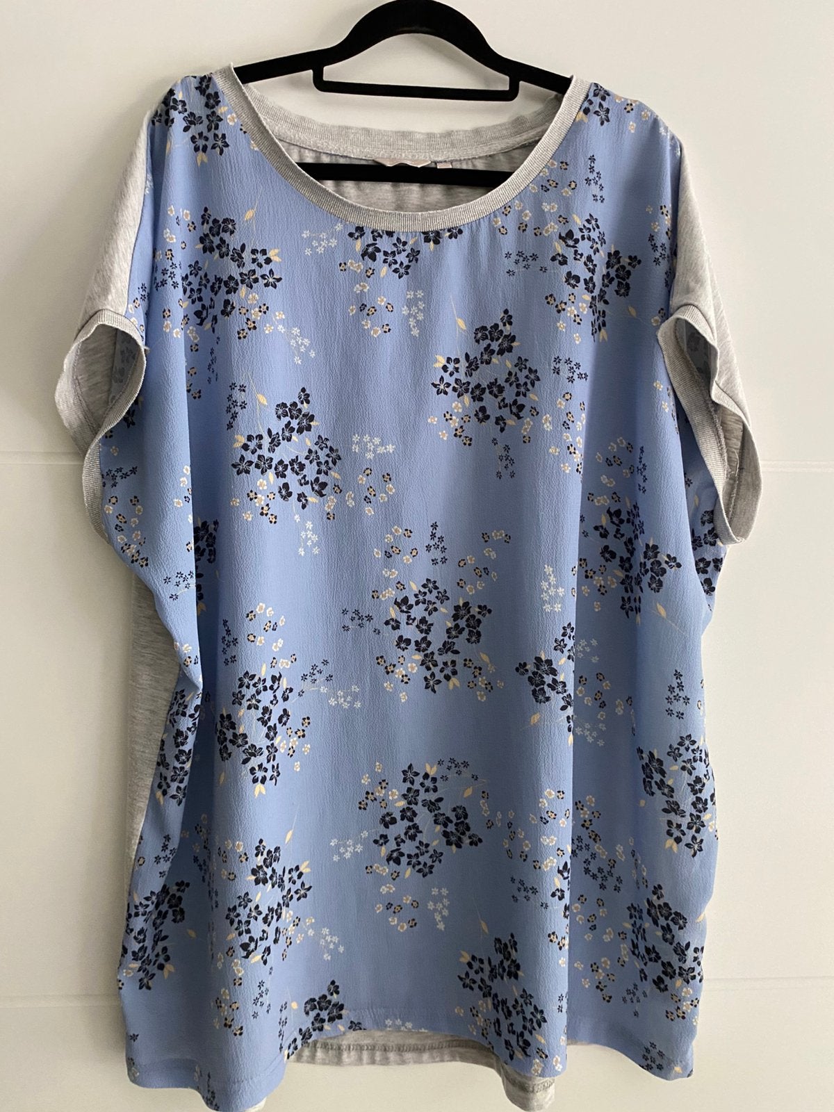 Tshirt Bonaparte mt 2XL 48/50 blauw grijs, Kleding | Dames, Grote Maten, Ophalen of Verzenden, Gedragen, Blauw, Shirt of Top
