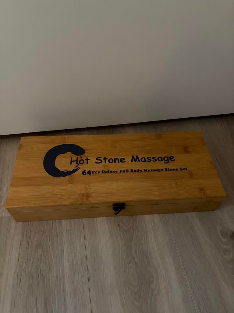 Hot Stone Massage Set - 64-delig Deluxe Volledig Lichaam, Ophalen of Verzenden, Zo goed als nieuw, Hotstone