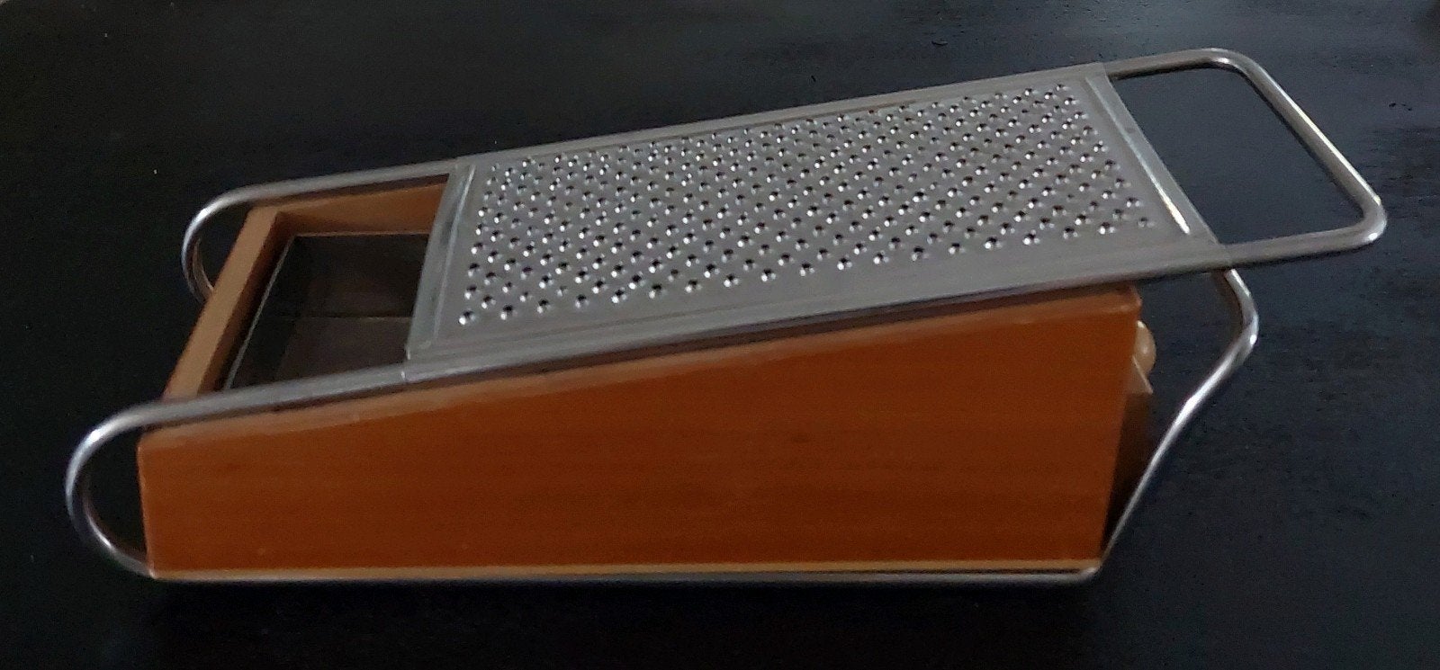 Oude rasp met opvanglade, Antiek en Kunst, Ophalen of Verzenden