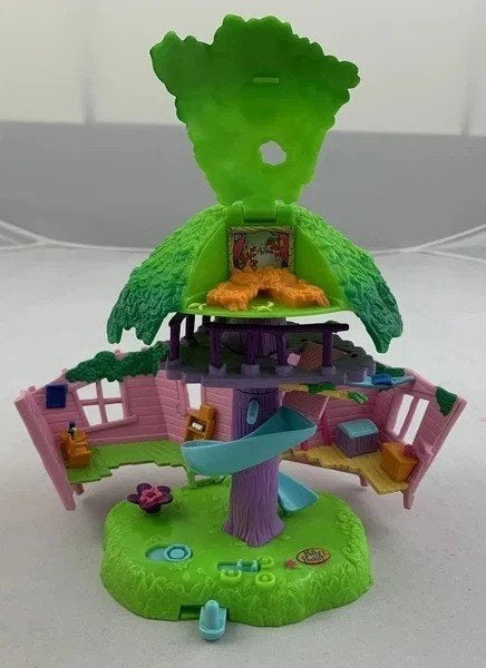 Polly Pocket Jungle Dieren Boomhut Speelset Vintage Mattel, Verzamelen, Speelgoed, Coolsingel 104, 3011 AG Rotterdam, Netherlands